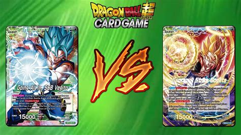 Broly and gogeta's battle in the 2018 film dragon ball super: Gogeta vs Vegito Dragon Ball Super Card Game Battle! - YouTube