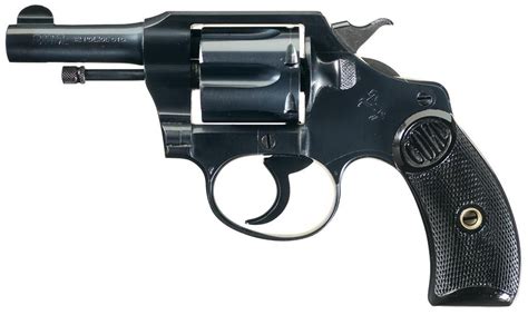 Excellent Colt Pocket Positive Double Action Revolver With Factory Letter