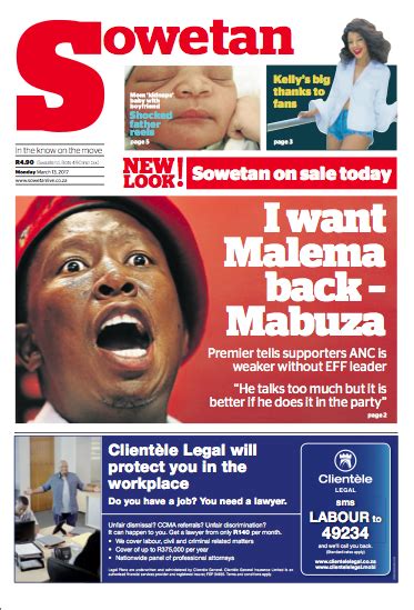 South Africas Historic Sowetan Newspaper Debuts A Modern Day Makeover