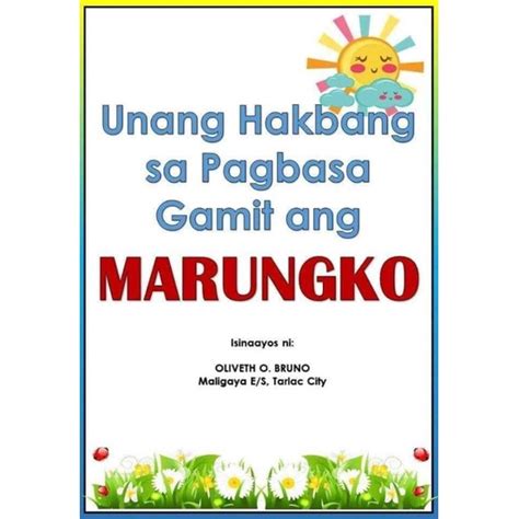 Unang Hakbang Sa Pagbasa Gamit Ang Marungko Pages Free Bookbind Presyo Lang