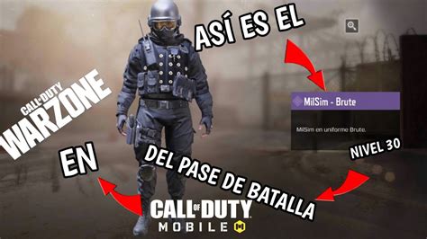 Como Es El Milsim Brute De CoD Mobile En Warzone YouTube