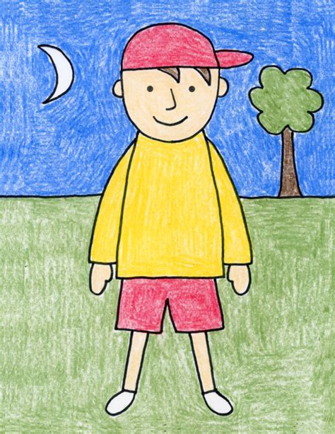 Boy Drawing Images For Kids Signup For Free Weekly Drawing Tutorials