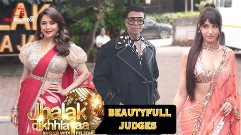 Madhuri Dixitkaran Johar और Nora Fatehi पोहोचे Jhalak Set पर Contestants को अपना Decision देने