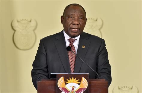 It's not yet confirmed when president cyril ramaphosa will next update south africans on the ongoing lockdown. BREAKING: Ramaphosa declares Covid-19 national disaster - DFA