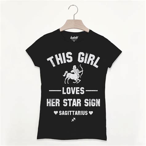 Sagittarius Women S Zodiac Star Sign T Shirt By Batch