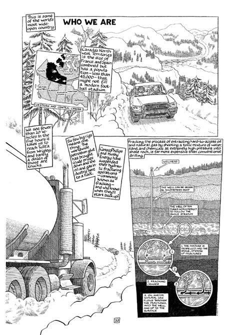 an extract from joe sacco s graphic novel paying the land