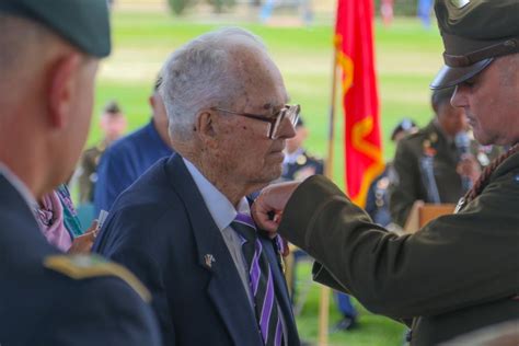 Dvids Images 3rd Infantry Division Presents Silver Star Award To 107 Year Old World War Ii