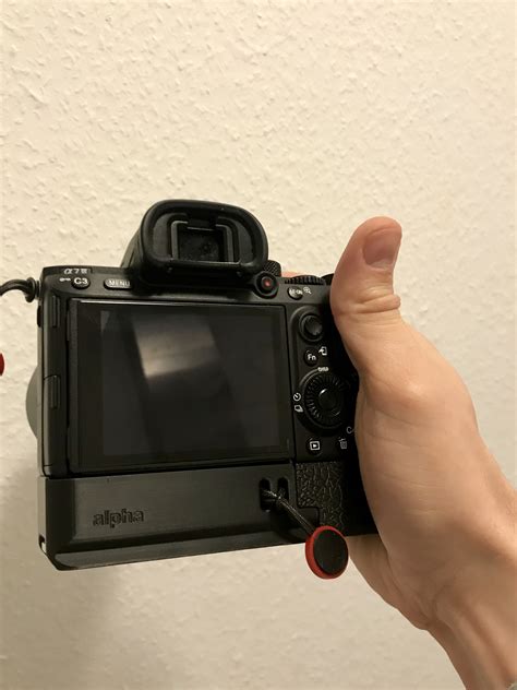 Stl File Grip For Sony Camera Alpha A7iii 📷・3d Print Design To Download
