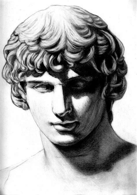 Antinous By Evilnumberthree On Deviantart Roman Gods Guy Drawing