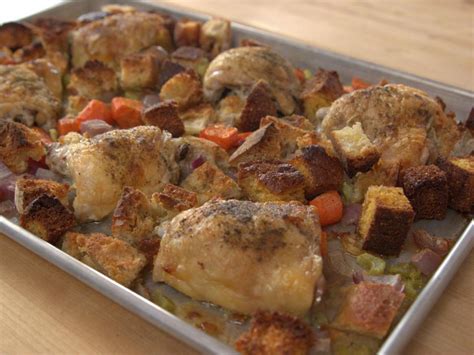 Arrange the frozen stir fry vegetables between the chicken thighs. The Pioneer Woman's Easiest Sheet Pan Suppers | The ...