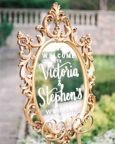 29 Creative Wedding Signs Youll Love Mirror Wedding Signs Wedding Sign Decor Creative