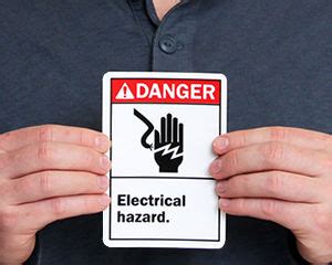 Electrical Safety Labels Electrical Warning Stickers