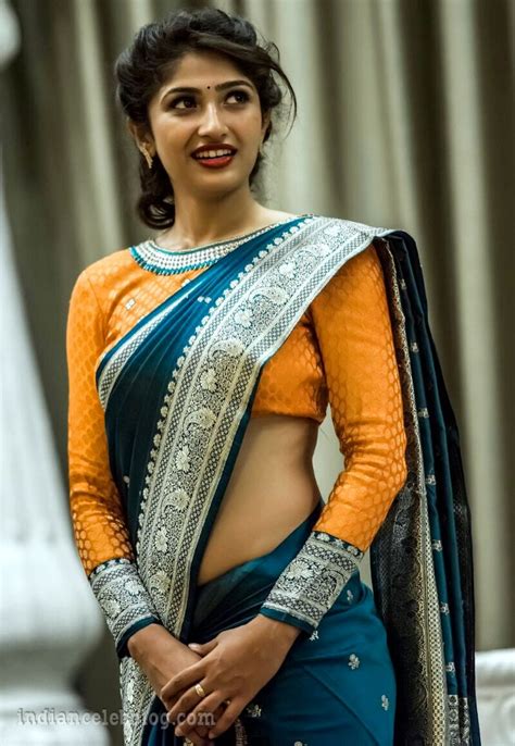 Roshni Prakash Kannada Actress Cts1 4 Hot Saree