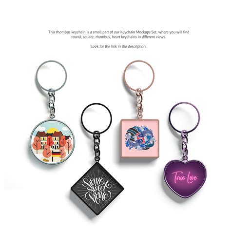 Download Freebie! Keychain Mockup on Behance