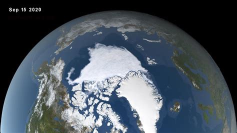 2020 Arctic Sea Ice Minimum Extent The Second Lowest Since Modern