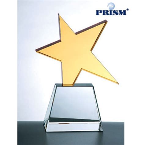 Ultimate Golden Star Crystal Recognition Trophy