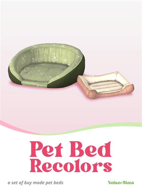 Pet Bed Recolors Nolan Sims On Patreon The Sims 4 Pc Sims Four Sims