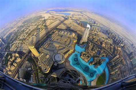 Amazing View At The Top Of The Tallest Building In The World Burj