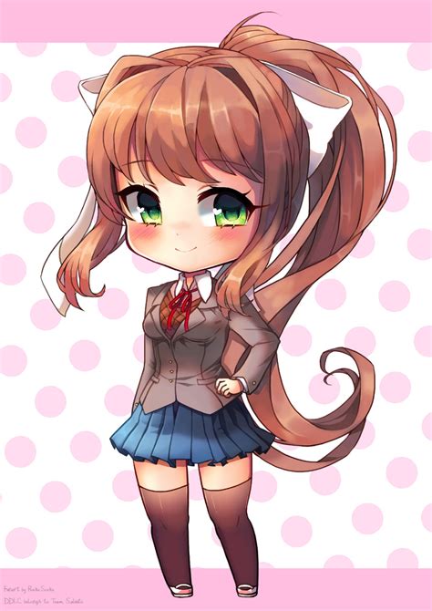 Monika Doki Doki Literature Club By Rockusocku On Deviantart