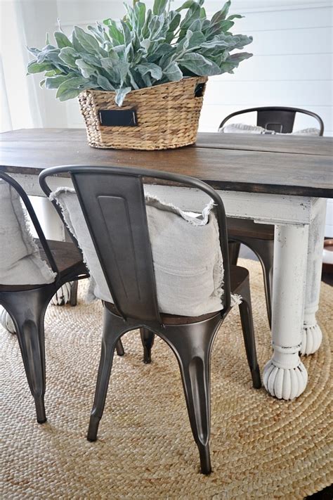 Vintage dutch spindle back dining chairs from pastoe, set of 6. New Rustic Metal And Wood Dining Chairs - Liz Marie Blog