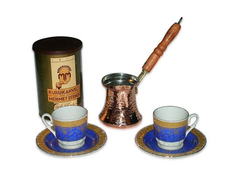 Turkish Coffee Set For Two With Mehmet Efendi Coffee Turkish Coffee