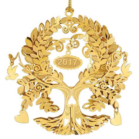 Nine danbury mint aircraft with stands. The 2017 Danbury Mint Annual Gold Christmas Ornament