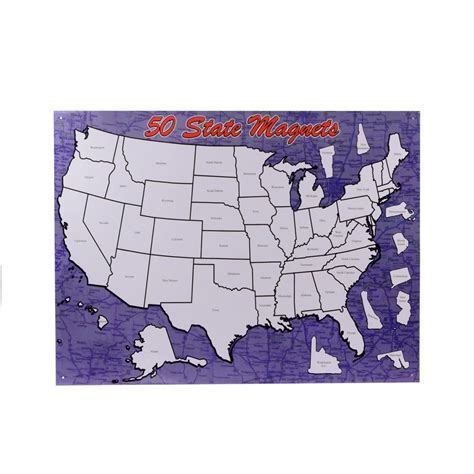 Magnetic United States Map Treasuregurus