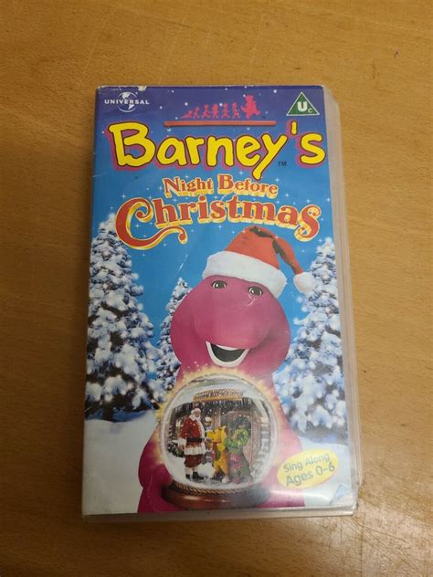 Barneys Night Before Christmas Sing Along Vhs 44006168135 Ebay