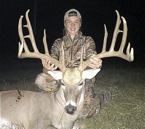 Teen Harvests Largest Buck Ever Taken By An Oklahoma Female