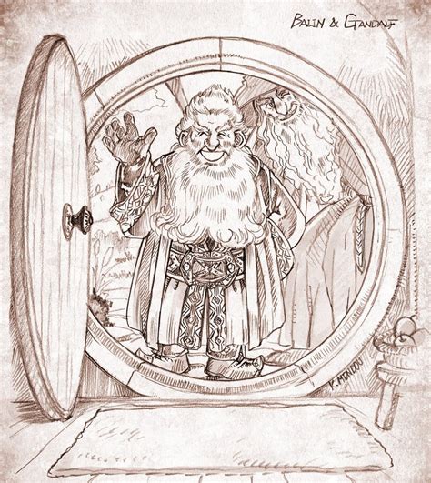 Gandalf And Balin Tolkien S Legendarium And More Drawn By Kazuki Mendou Danbooru