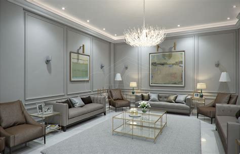 Modern Classic Living Room Design 2020