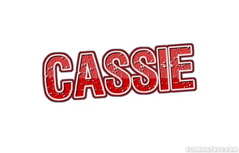 Cassie Logo Herramienta De Diseño De Nombres Gratis De Flaming Text