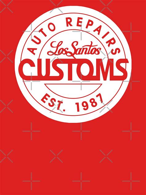 Los Santos Customs Tank Top By Fandemonium Redbubble