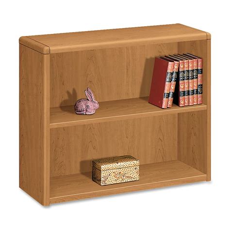 hon 10700 series wood bookcase two shelf 36w x 13 1 8d x 29 5 8h harvest