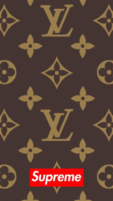 Louis Vuitton Supreme Wallpaper