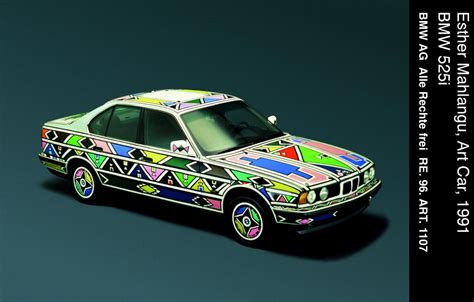 Bmw 525i Art Car By Esther Mahlangu At Museum Of Arts And Design In New