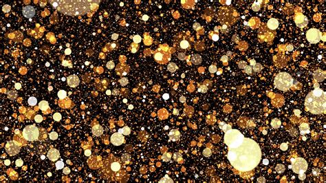 Gold Particles Abstract Background Background With Golden Glitter