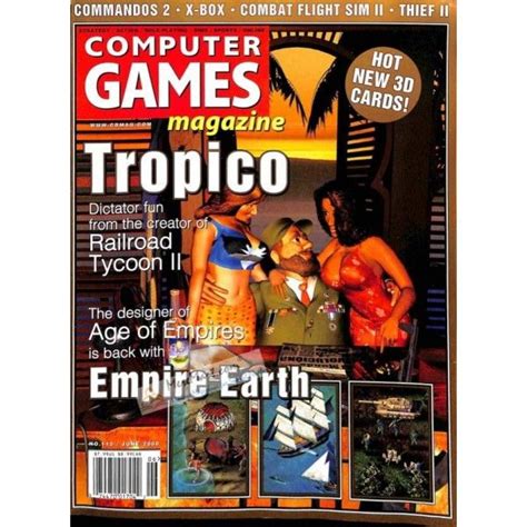 Computer Games Magazine June 2000 1463 Gaming Magazines News