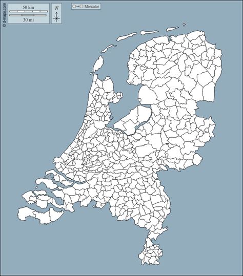 Provincias De Paises Bajos Mapa