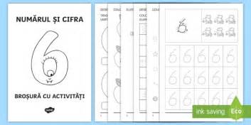 Numărul și Cifra 6 Broșură Cu Activități