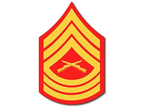 Buy Usmc Rank Msgt Master Sergeant Sticker Logo Insignia Marines Ssi