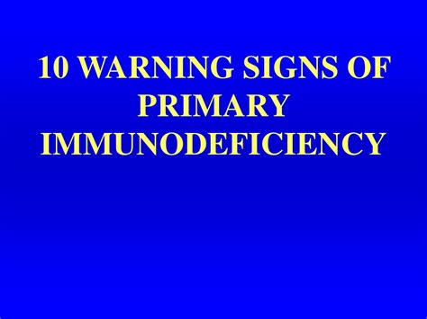 Ppt Primary Immunodeficiency Powerpoint Presentation Free Download