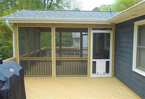A Raleigh Elevated Screened Porch And Deck Proved To Be The Best