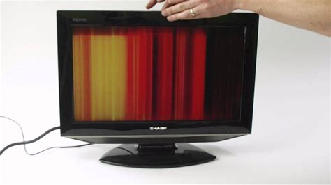 Lcd Tv Fault Repair Diagnostics Vertical Lines Youtube