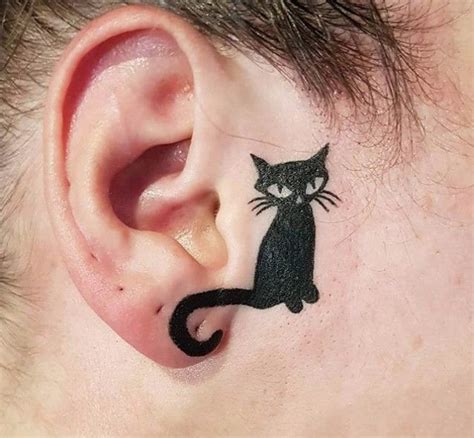 50 Best Black Cat Tattoo Designs Page 9 The Paws Cat Tattoo
