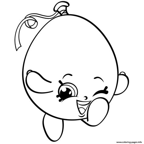 Print Happy Balloon shopkins season 4 coloring pages Shopkin coloring