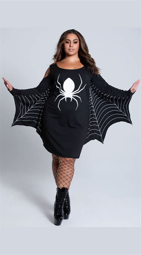 plus size jersey spiderweb dress costume plus size seductive spider dress costume