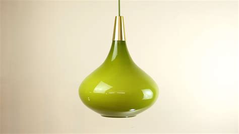 Fatboy tjoep ceiling wall light small. Large Vintage Swedish Green Glass Pendant Ceiling Light ...