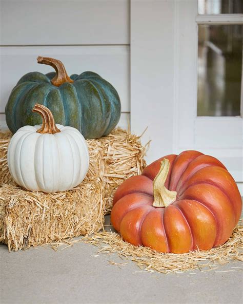 Heirloom Outdoor Pumpkin Decor Balsam Hill Heirloom Pumpkins