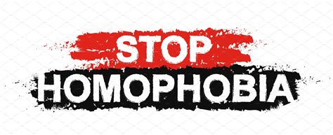 Se trata de una lucha, de una manera de reivindicar los derechos de personas de todo el mundo que todavía son. Stop homophobia grunge sign. Vector ~ Illustrations ...